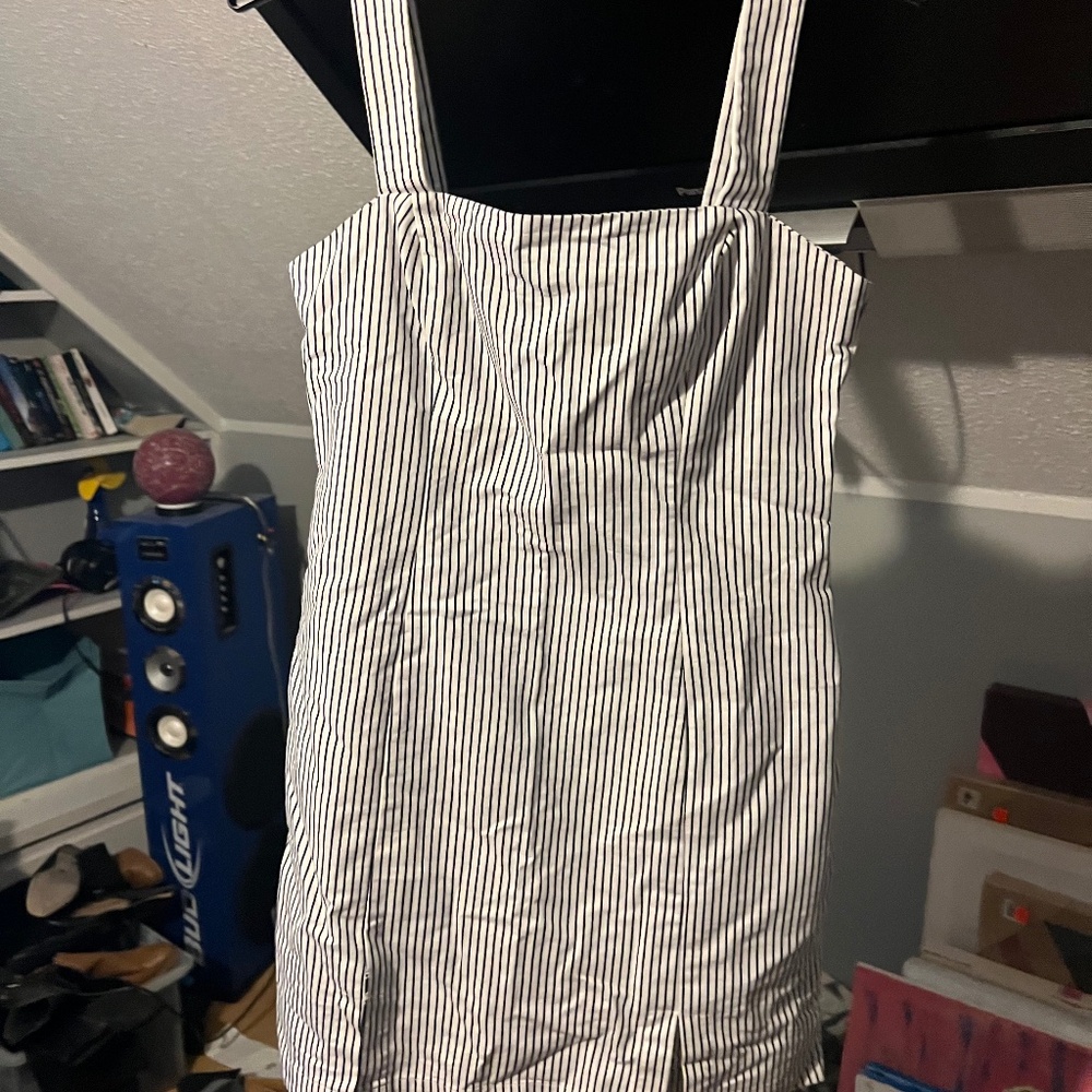 Pin stripe dress